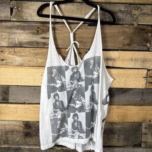 Rock Icons Jimmy Henderix Tank, Large, White